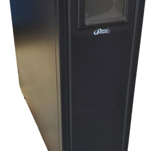 UPS AP15KW-3phases frontal diagonal pantalla touch fulcolor apagada - trifasica american power II