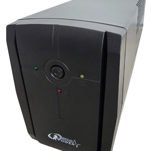 ups ap850VA 6 salidas 120V interactiva american power diagonal